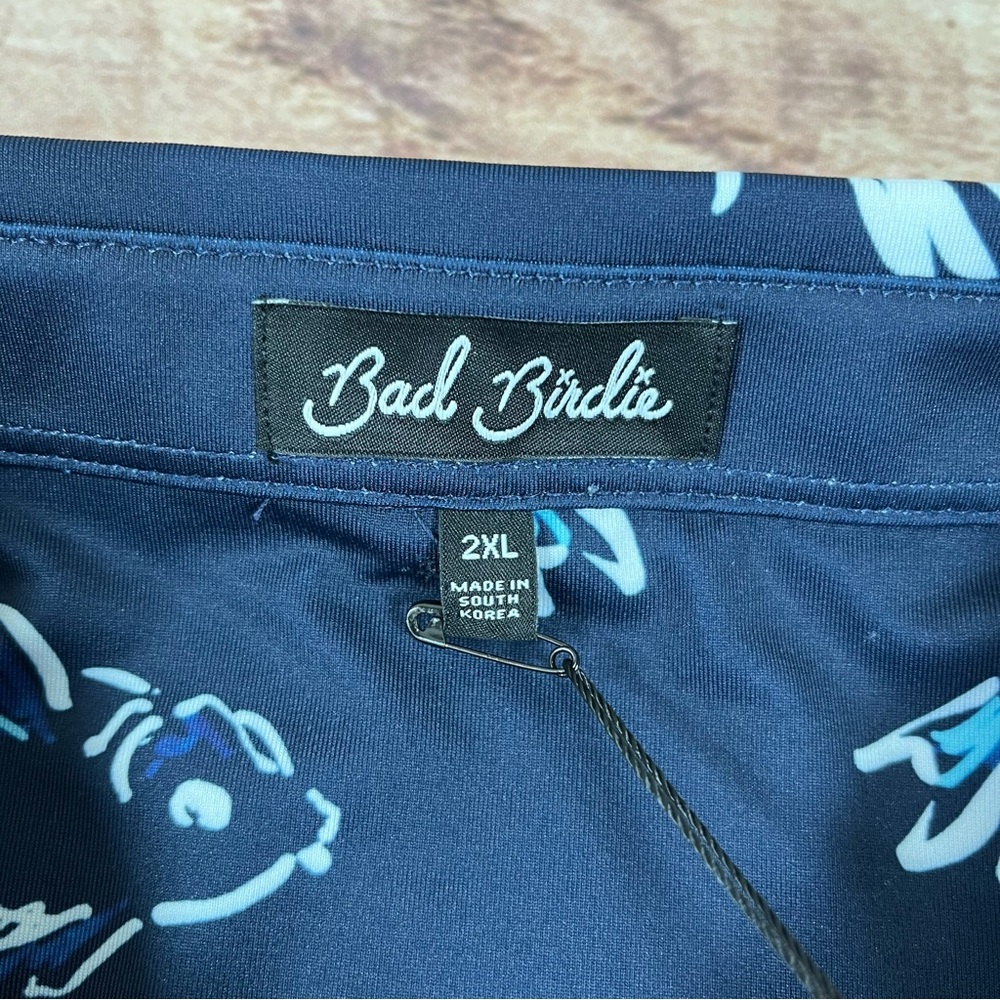 Bad Birdie The Shallows Performance Golf Short Sleeve Supersoft Polo Size 2XL - Picture 5 of 10